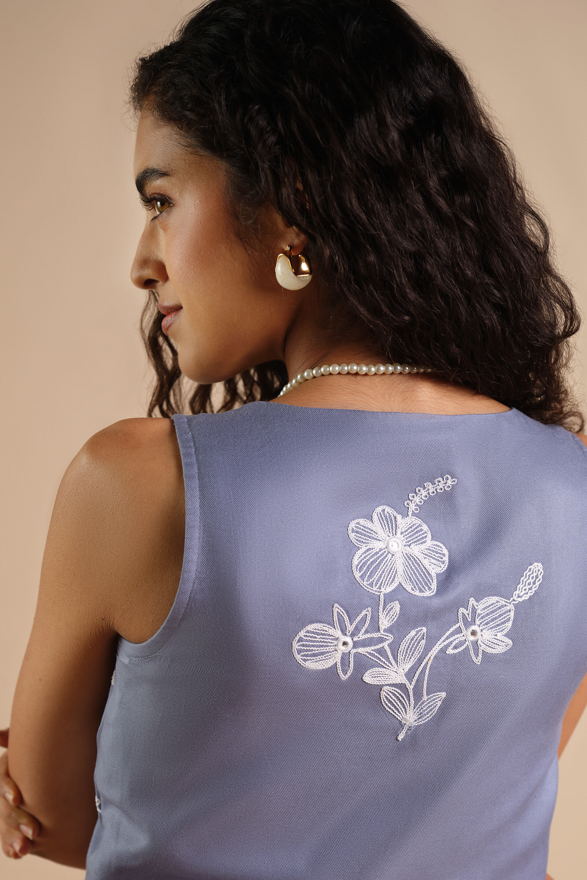 Aarzoo Skirt Set, Powder Blue, image 6